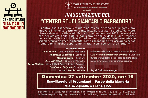 Inaugurazione Centro Studi Giancarlo Barbadoro - 27 settembre 2020 